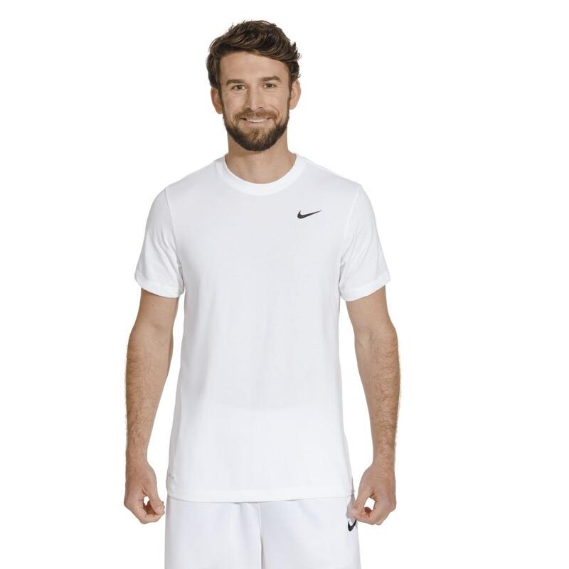 Tricou barbati Nike Dry Crew Solid, Alb