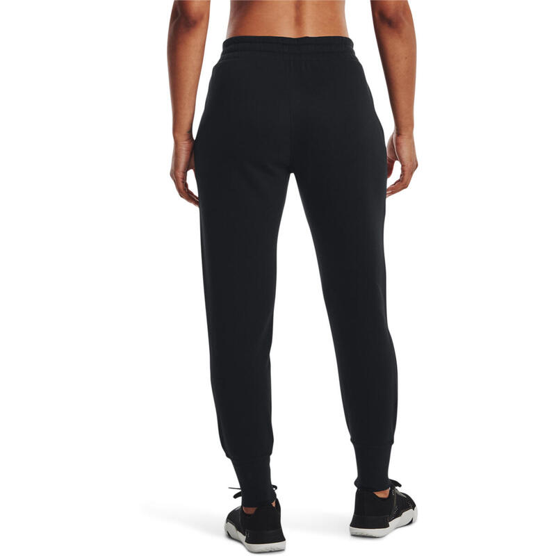 Pantalon Under Armour Rival Fleece Crest, Noir, Femmes