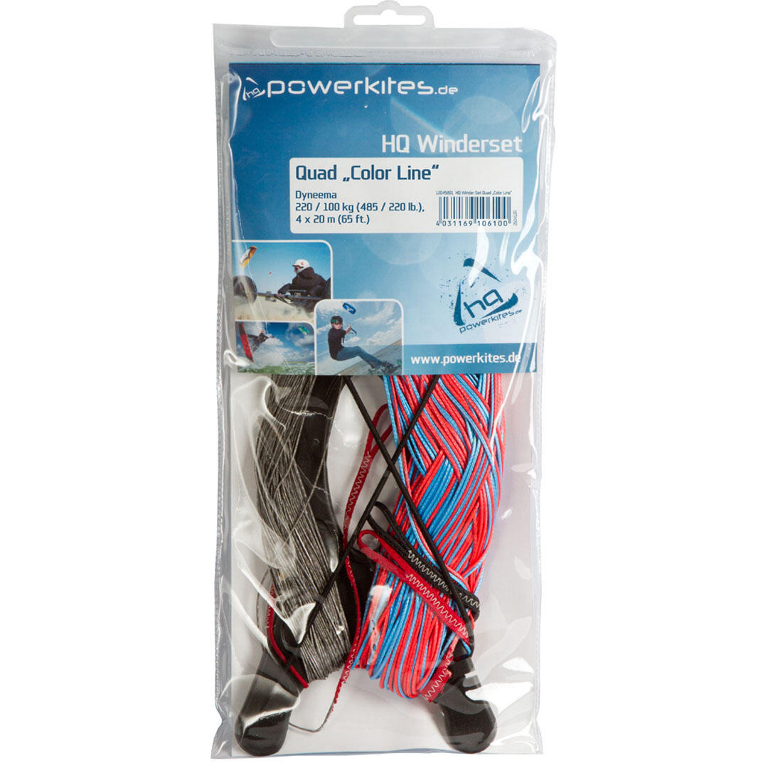 HQ4 - Beamer 4.0 - Powerkite, flugfertig inkl. 200/120kp Dyneema, 4x20 m 4/7
