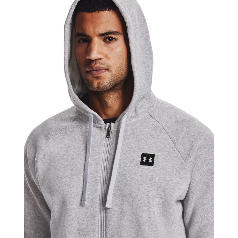 Capot Under Armour Rival Fleece FZ, Gris, Hommes