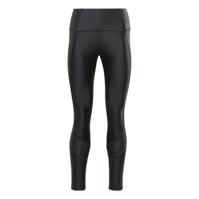 Dames legging met hoge taille reebok shiny yoga