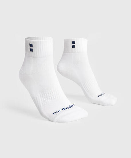 Performance Chaussettes de Tennis/Padel Homme Blanche Lot de 2