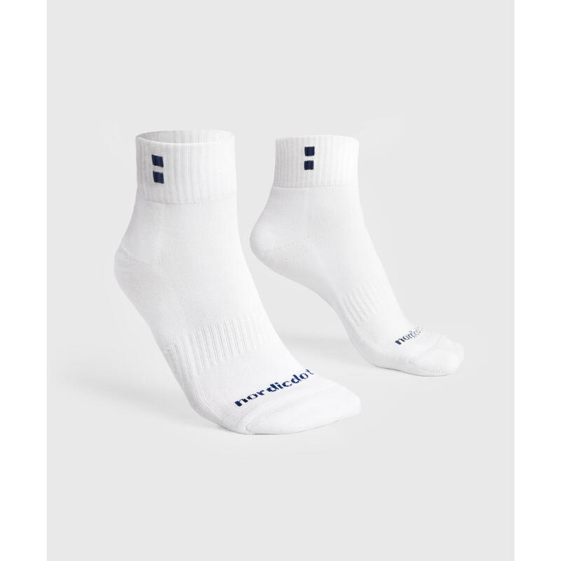 Meias de Ténis/Padel Performance Homem Branco 2 Pares