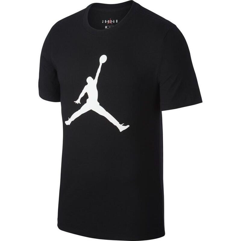 T-shirt do koszykówki męski Nike Jordan Jumpman czarny