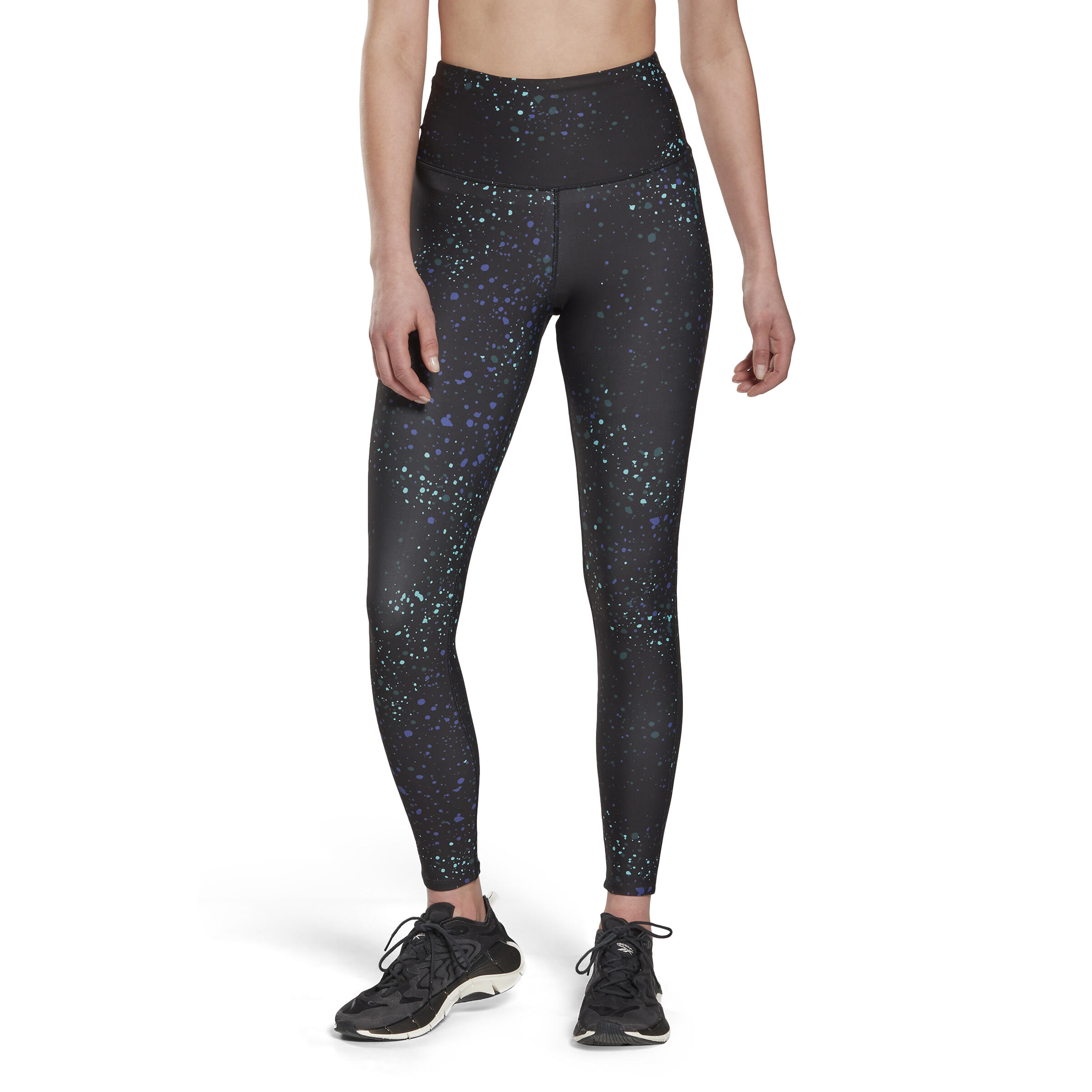 Legginsy damskie Reebok Lux 2.0 Multi-Colored Speckle 2/5