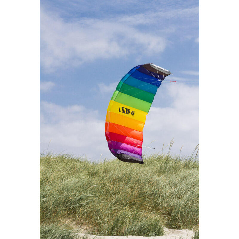 HQ-Symphony Beach III 2.2 Rainbow, Lenkmatte|Lenkdrachen, ab 14 Jahren, 73x220cm