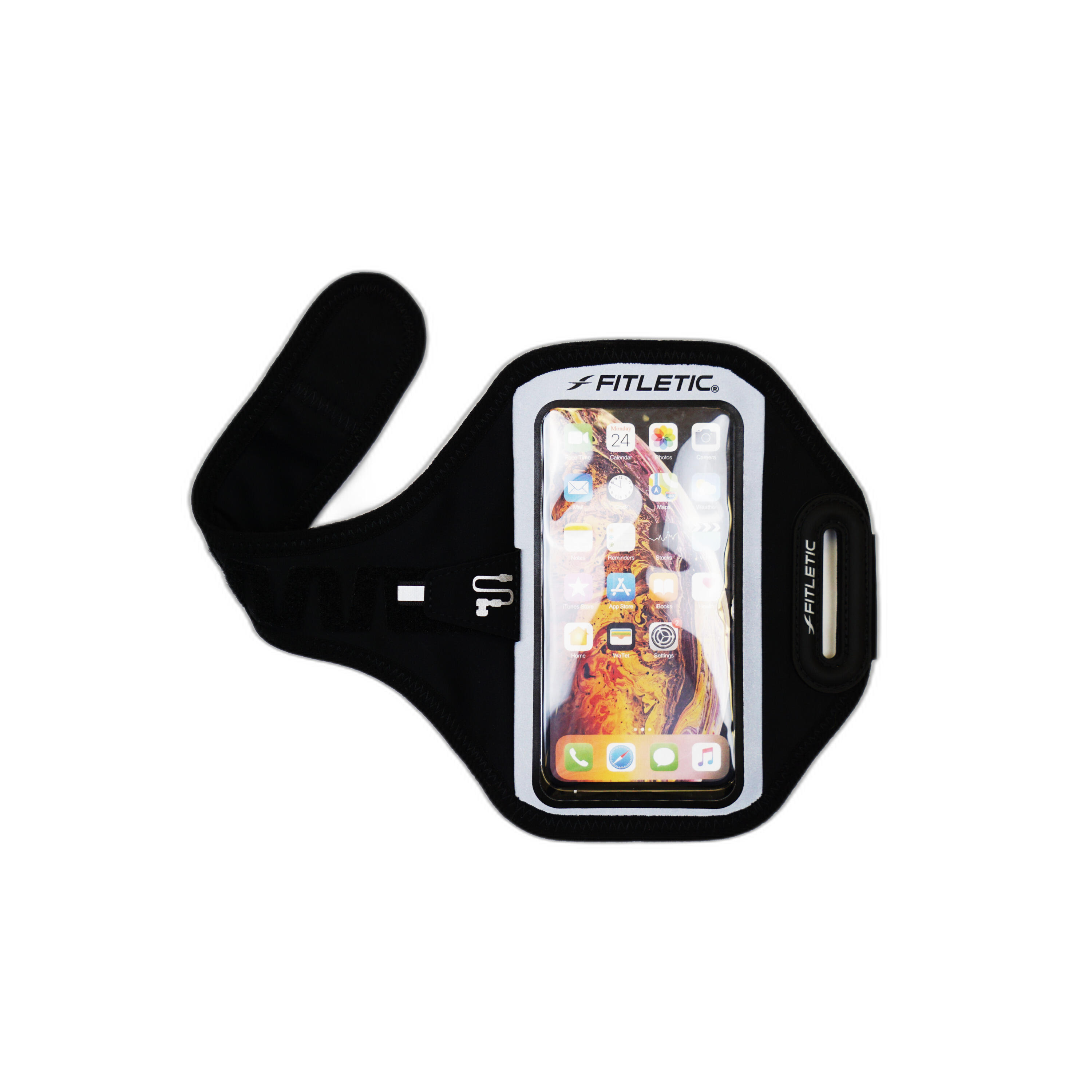 Brassard souple Forte plus avec fenêtre pour Smartphone grand format Fitletic 2/4
