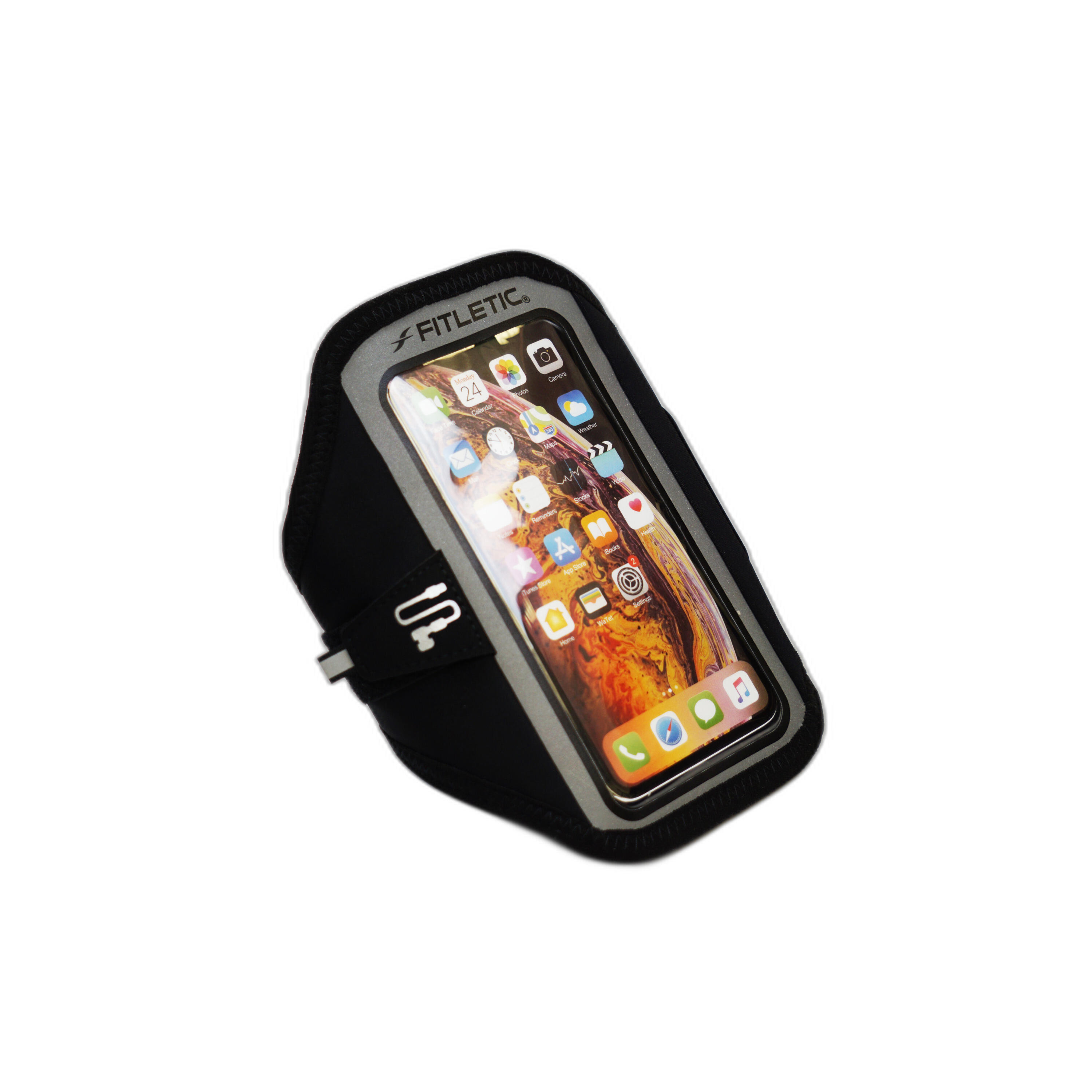 Brassard souple Forte plus avec fenêtre pour Smartphone grand format Fitletic 3/4