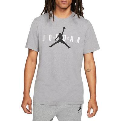 T-shirt nike jordan air wordmark, grijs, mannen