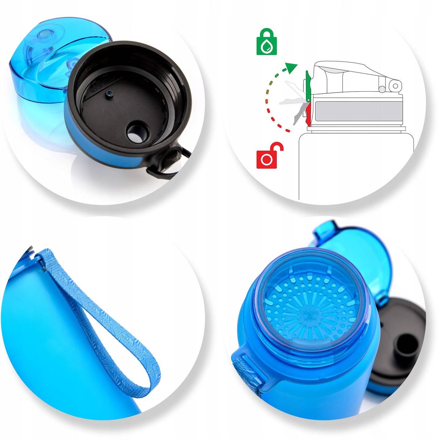Gourde fitness - Meteor Bleue 4/5