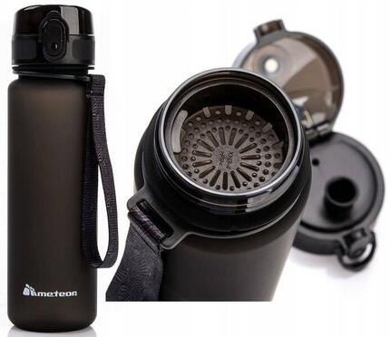 Gourde Meteor 500 ml - Tritan, bouchon étanche, doseur et tamis
