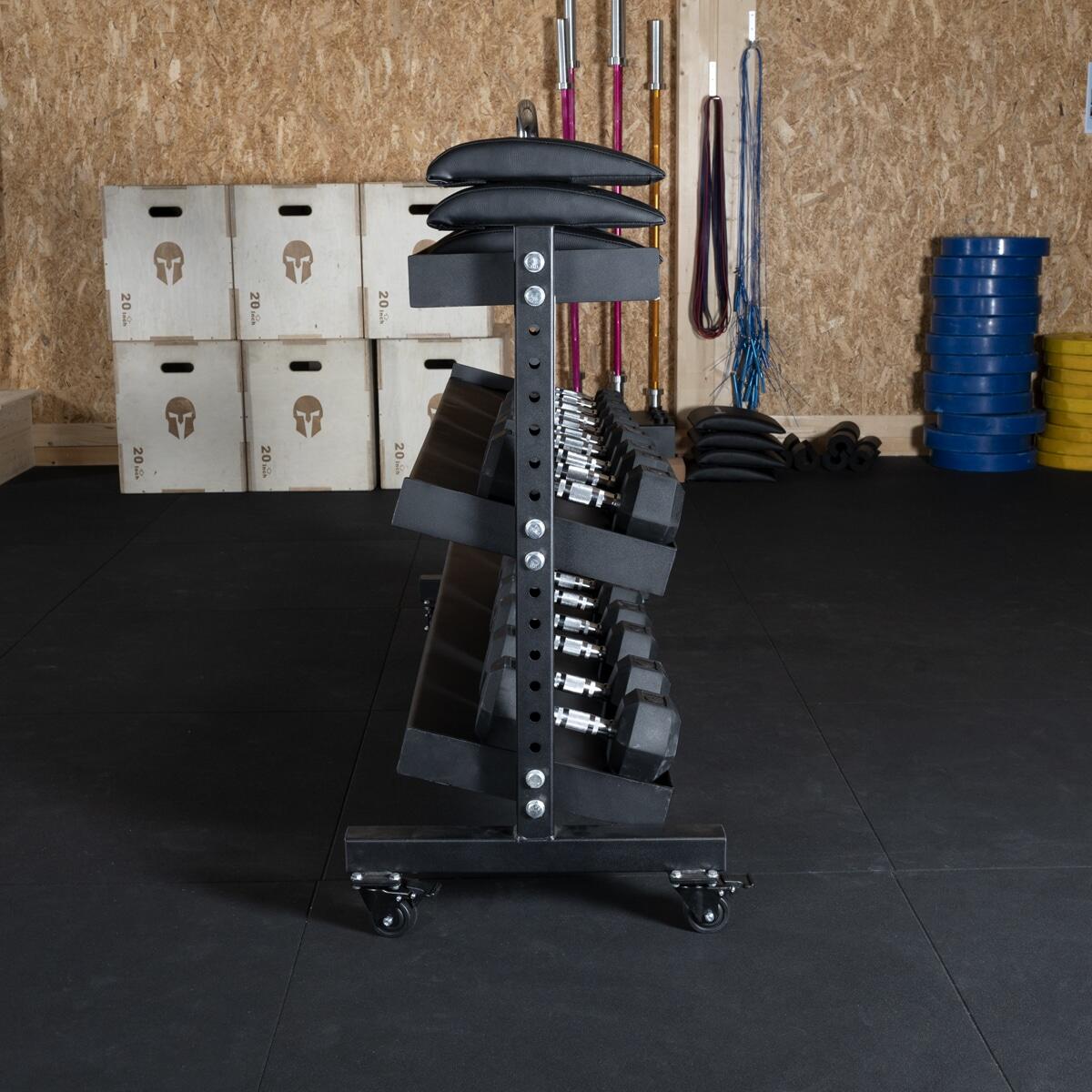 GladiatorFit universele multifunctionele opbergeenheid op wielen 5/5