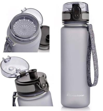 Gourde Meteor 500 ml - Tritan, bouchon étanche, doseur et tamis