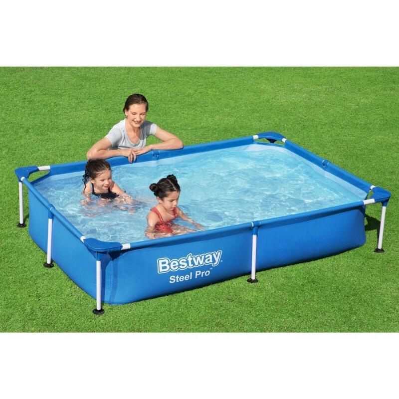 Bestway Pool Steel Pro 221x150x43 cm - Poolpaket