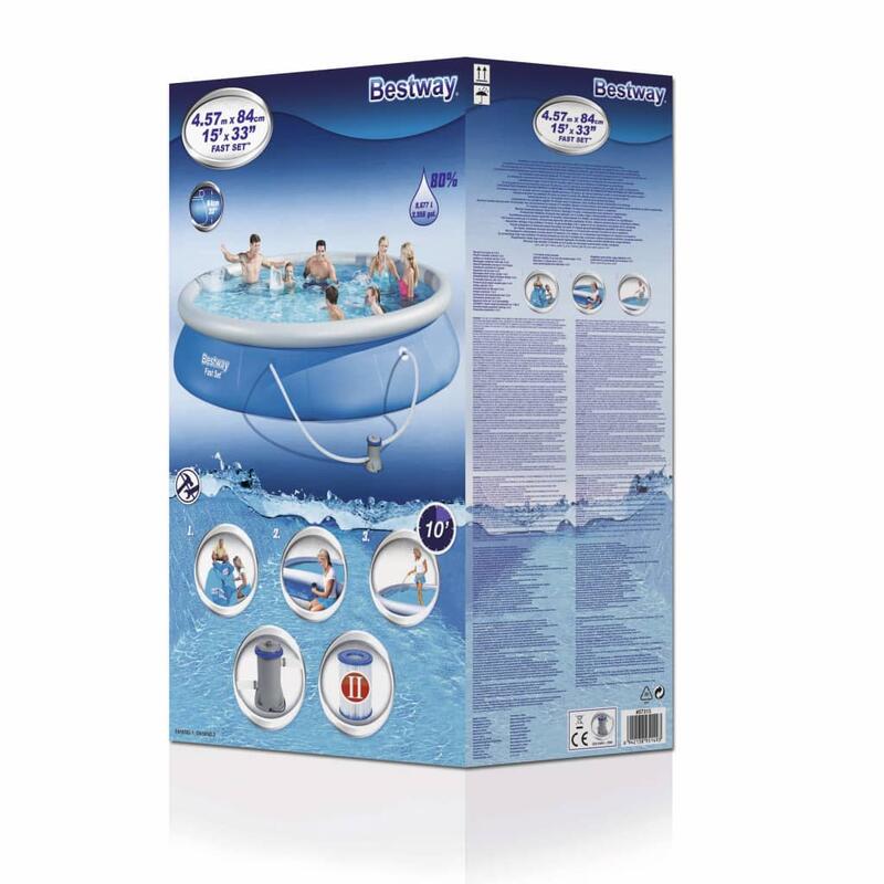 Conjunto de piscina Fast Set 457x84 cm 57313