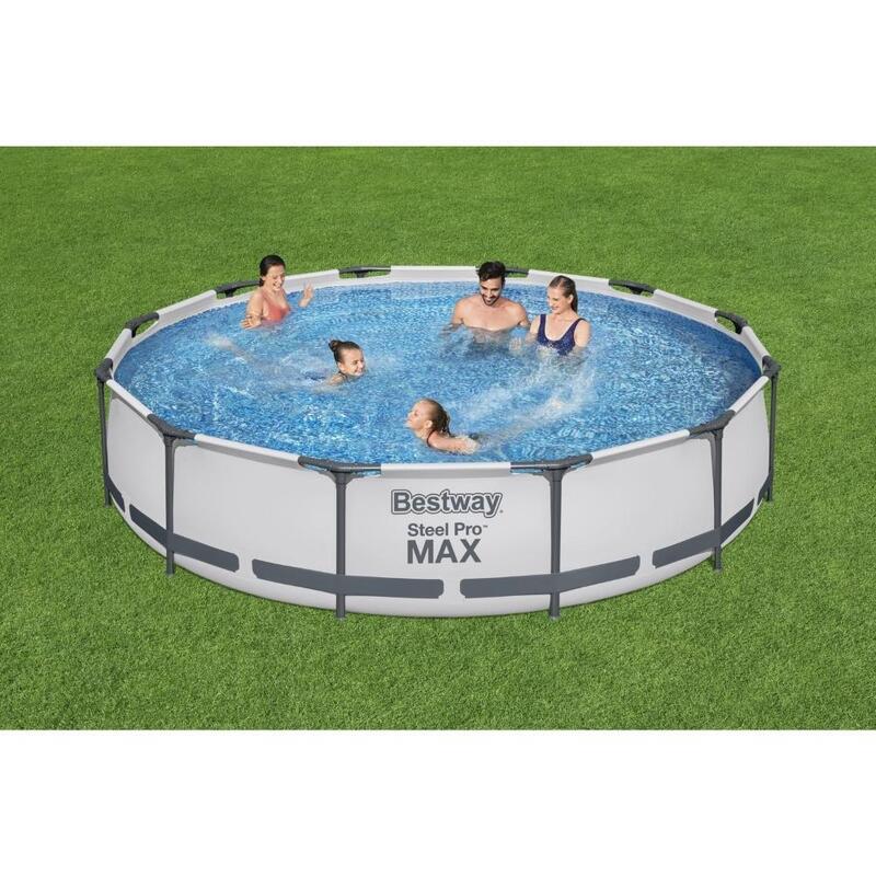 Bestway - Steel Pro MAX - Opzetzwembad inclusief filterpomp - 366x76 cm - Rond