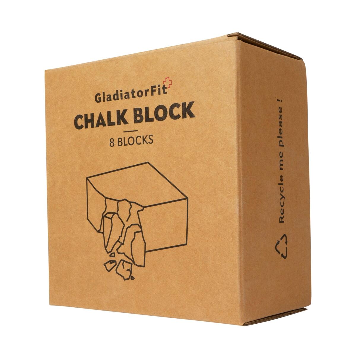 Gladiatorfit - Magnésie Crosstraining "chalk" Pure 100% Gladiatorfit (8 Blocs De 60g) - Magnésie - Blanc - Taille Unique - Decathlon