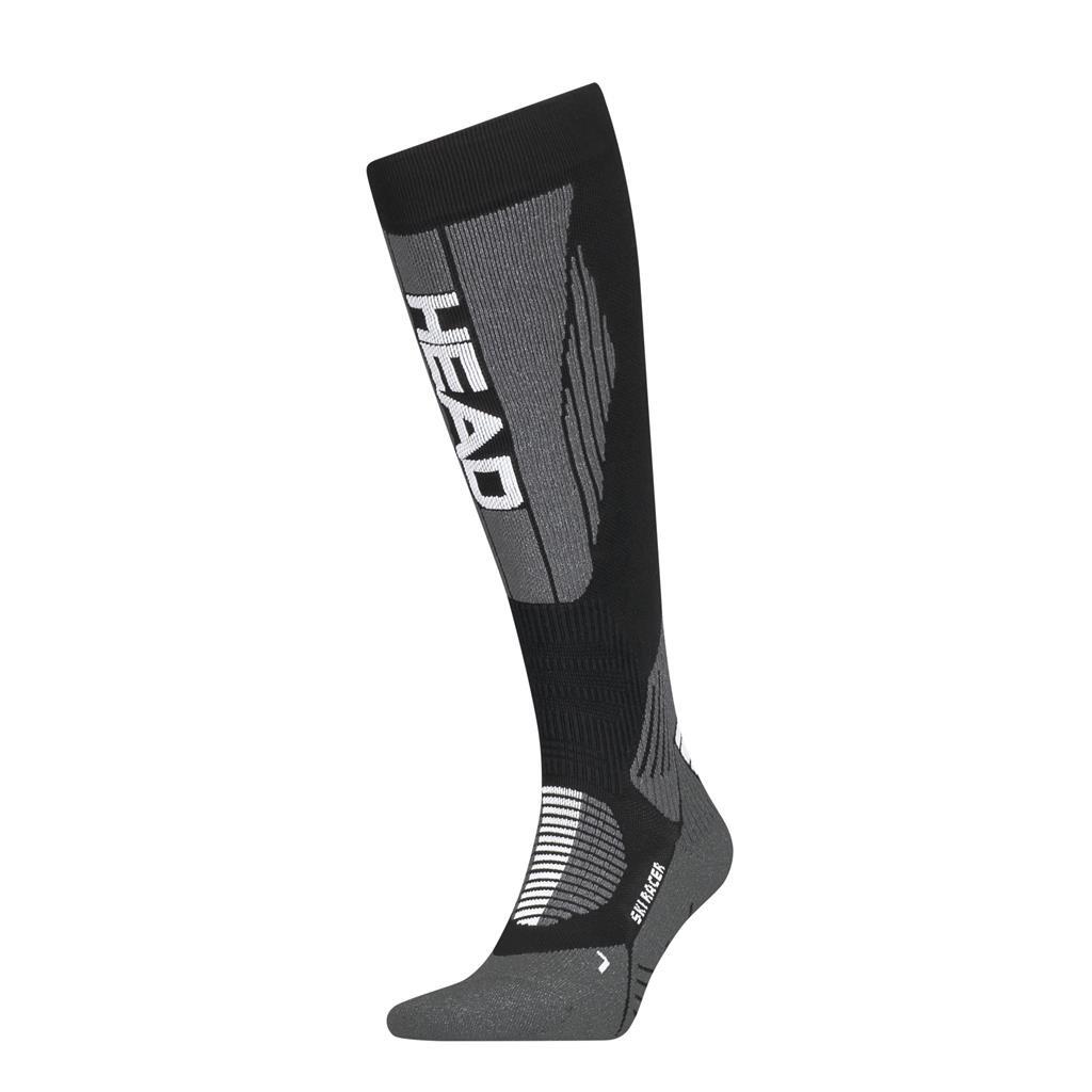 HEAD HEAD Skisokken Unisex Racer Kneehigh 1-pack Black/White