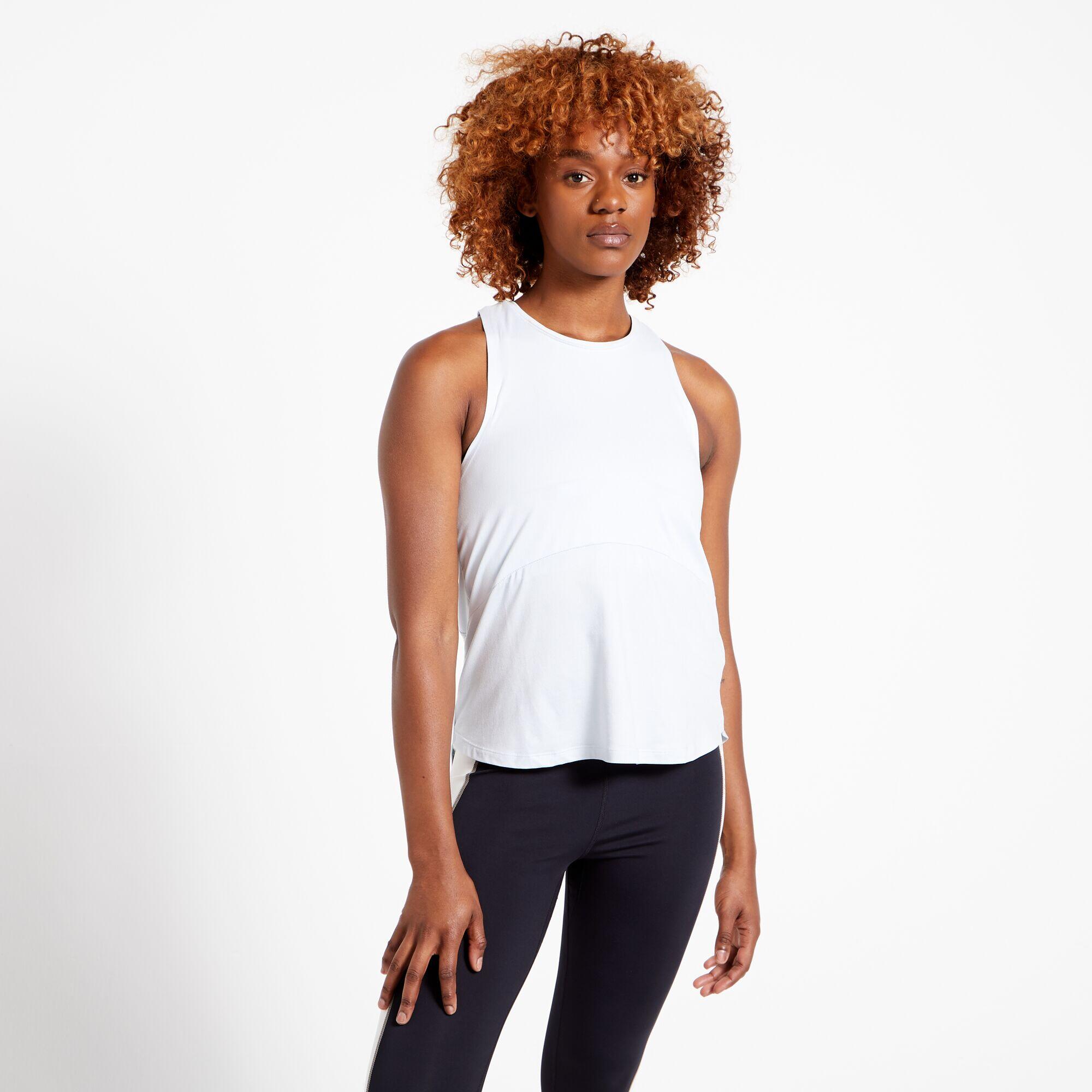 Henry Holland Cut Loose Womens Gym Vest - White 4/5