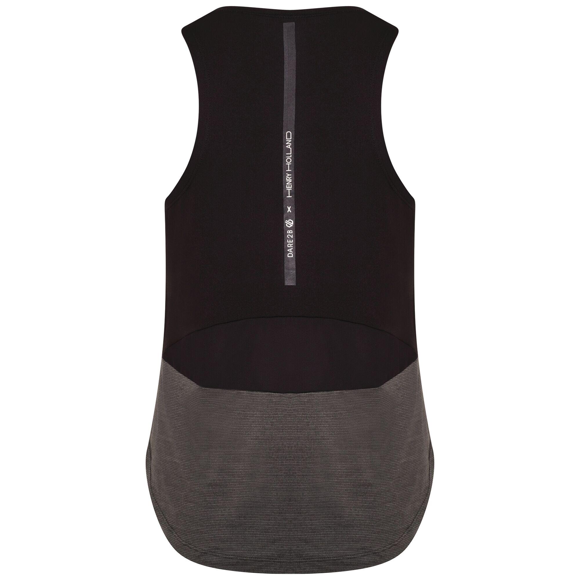Henry Holland Cut Loose Womens Gym Vest - Black 3/5