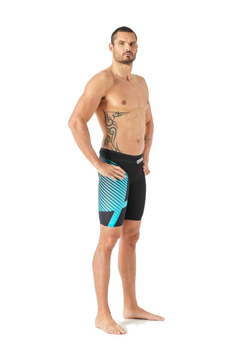 Arena Men's Limited Edition Carbon Core Powerskin Jammer - Blue Diamond 2/5