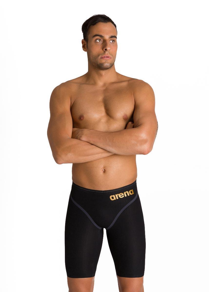 ARENA Arena Powerskin Carbon Core FX Jammer - Black/ Gold