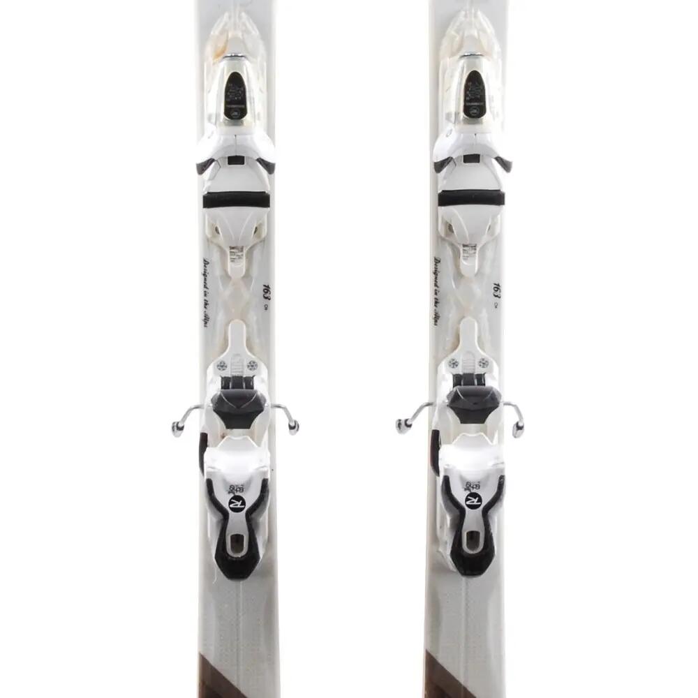 TWEEDEHANDS - Ski Occasion Rossignol Unique 4 Ltd + Fixations - GOEDE 3/5