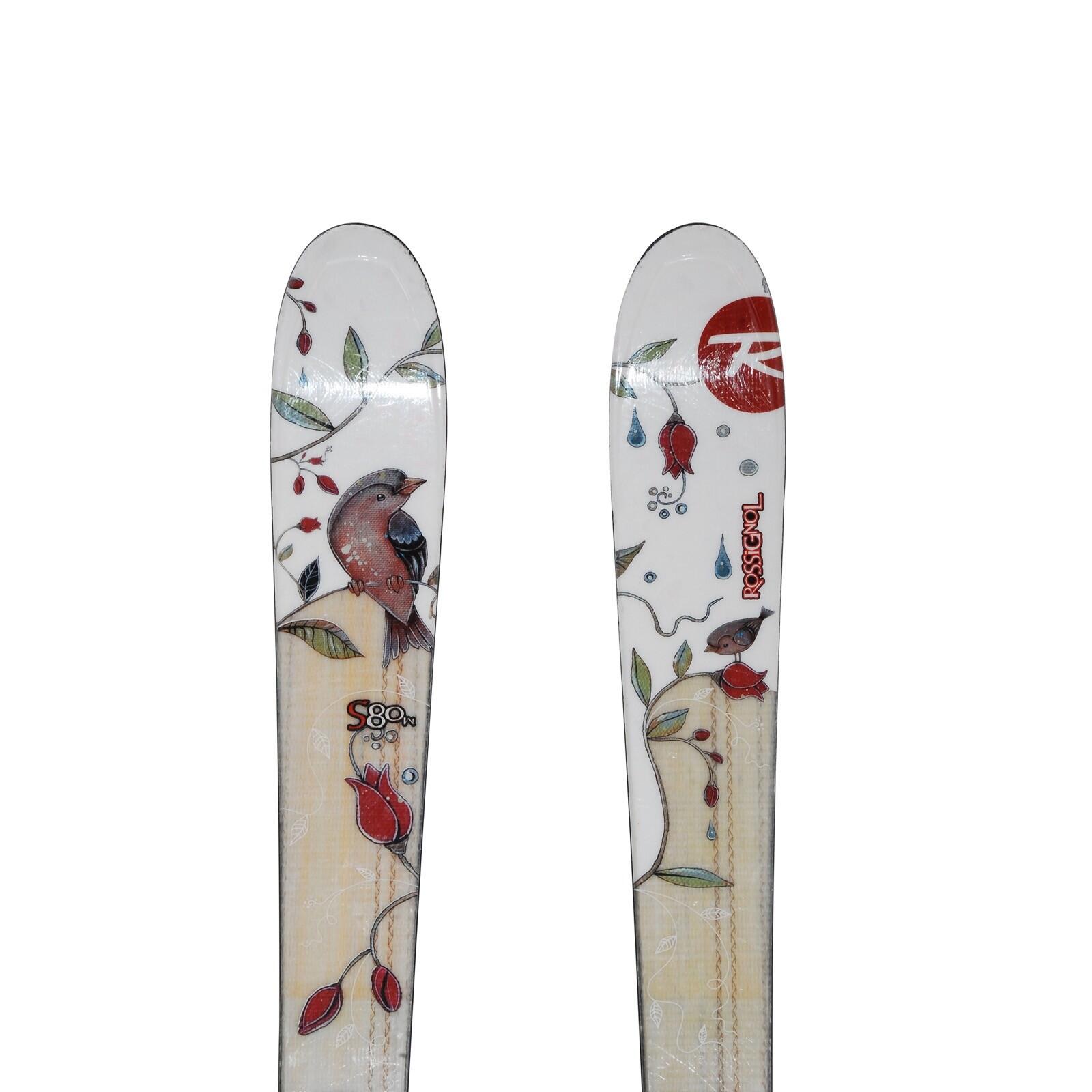 RECONDITIONNE - Ski Rossignol S80w + Fixations 2/4