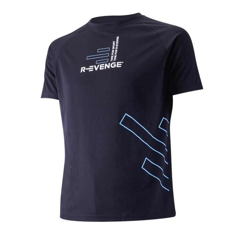 Pánské tričko s krátkým rukávem fitness, běh, kardio, volný čas, cerna
