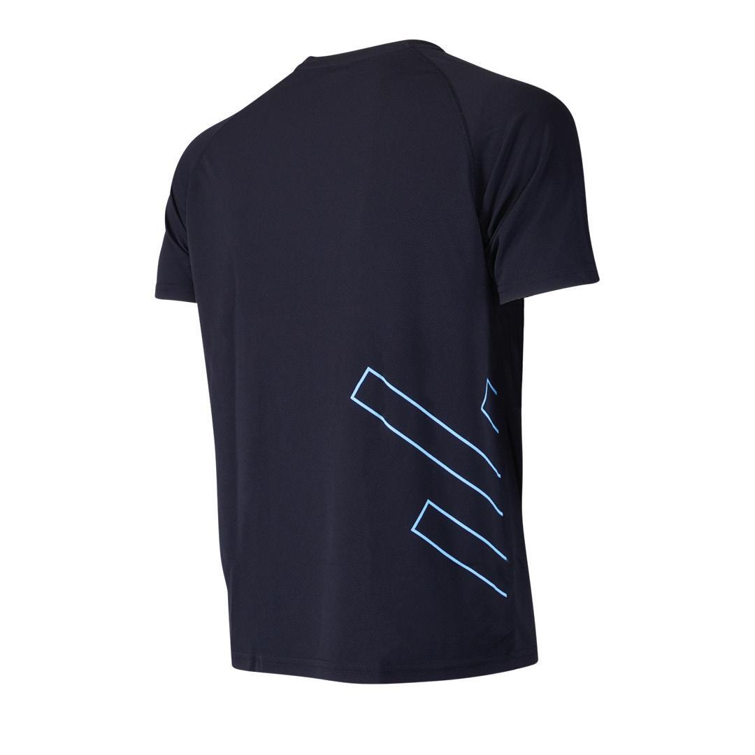 T-shirt manches courtes homme Fitness Running Cardio noir 4/5