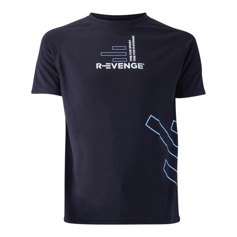 T-shirt met korte mouwen Fitness Running Cardio heren zwart