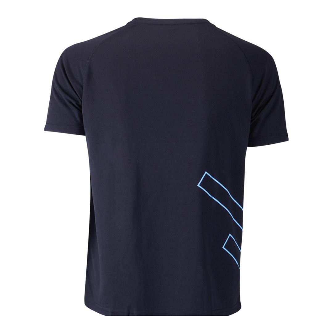 T-shirt manches courtes homme Fitness Running Cardio noir 3/5