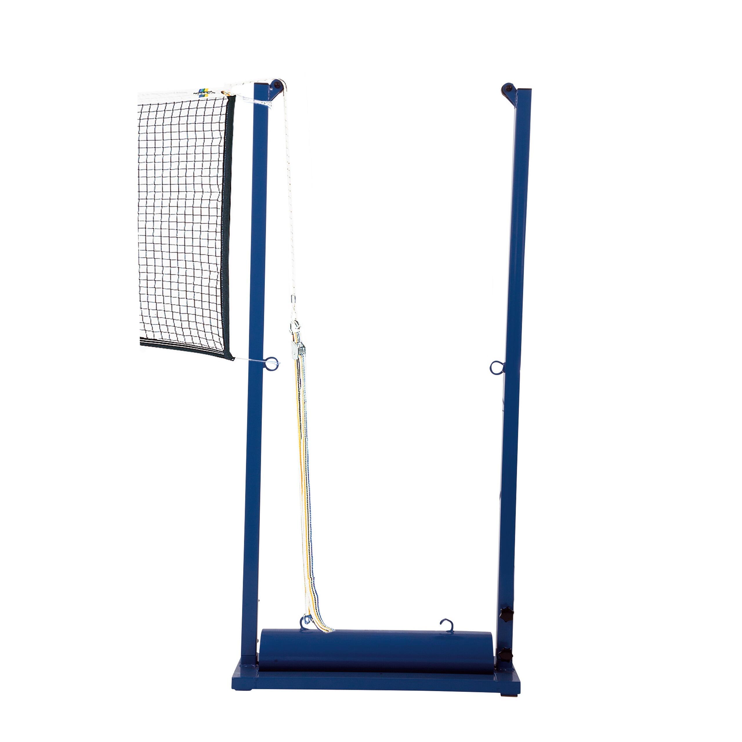 Poteau pour terrains multi-usages, sur roulettes Avec système de tension par 2/2