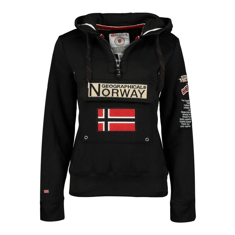 Geographical Norway Sudadera de mujer gymclass negro