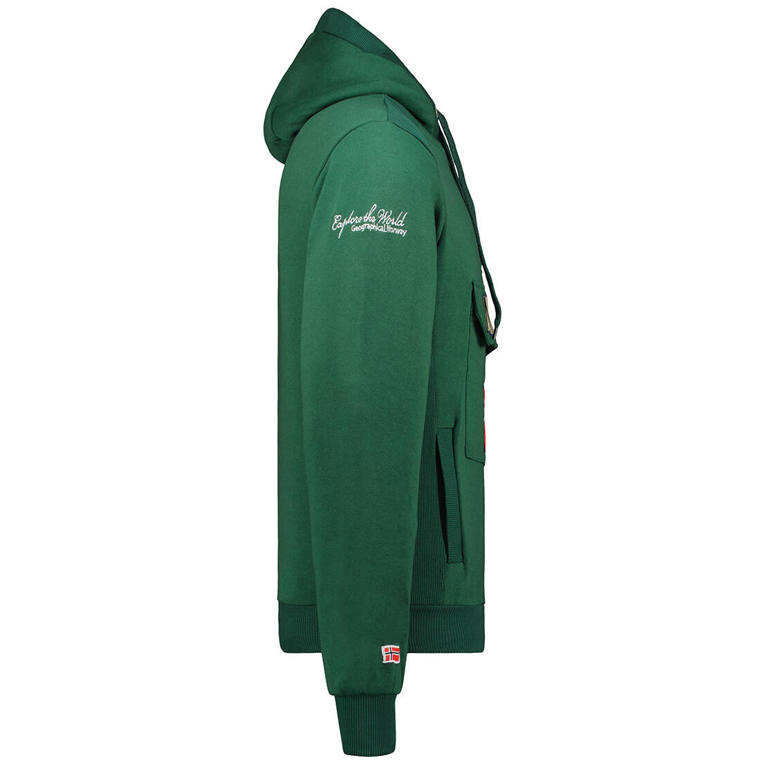 Sudadera de hombre Geographical Norway Gymclass Verde Oscuro 5/5