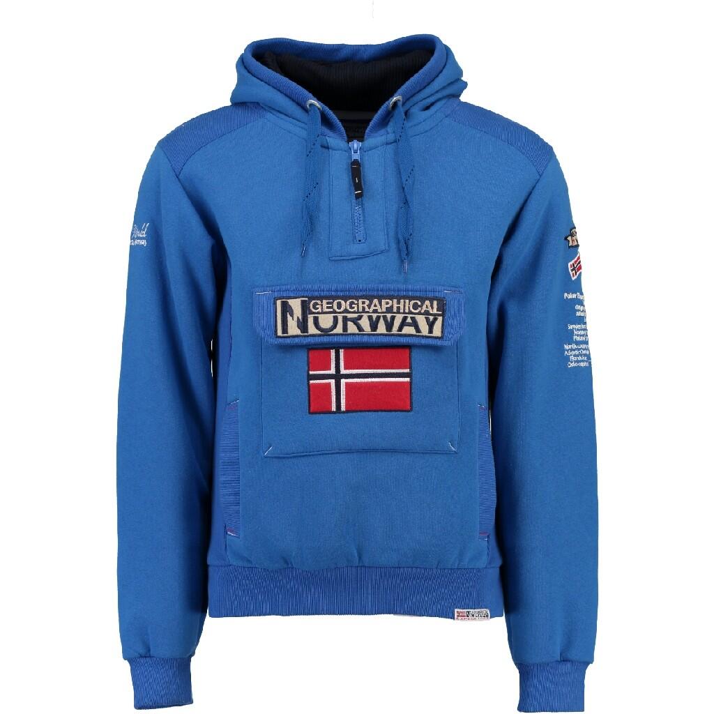 Sudadera de hombre Geographical Norway Gymclass Azul El ctrico