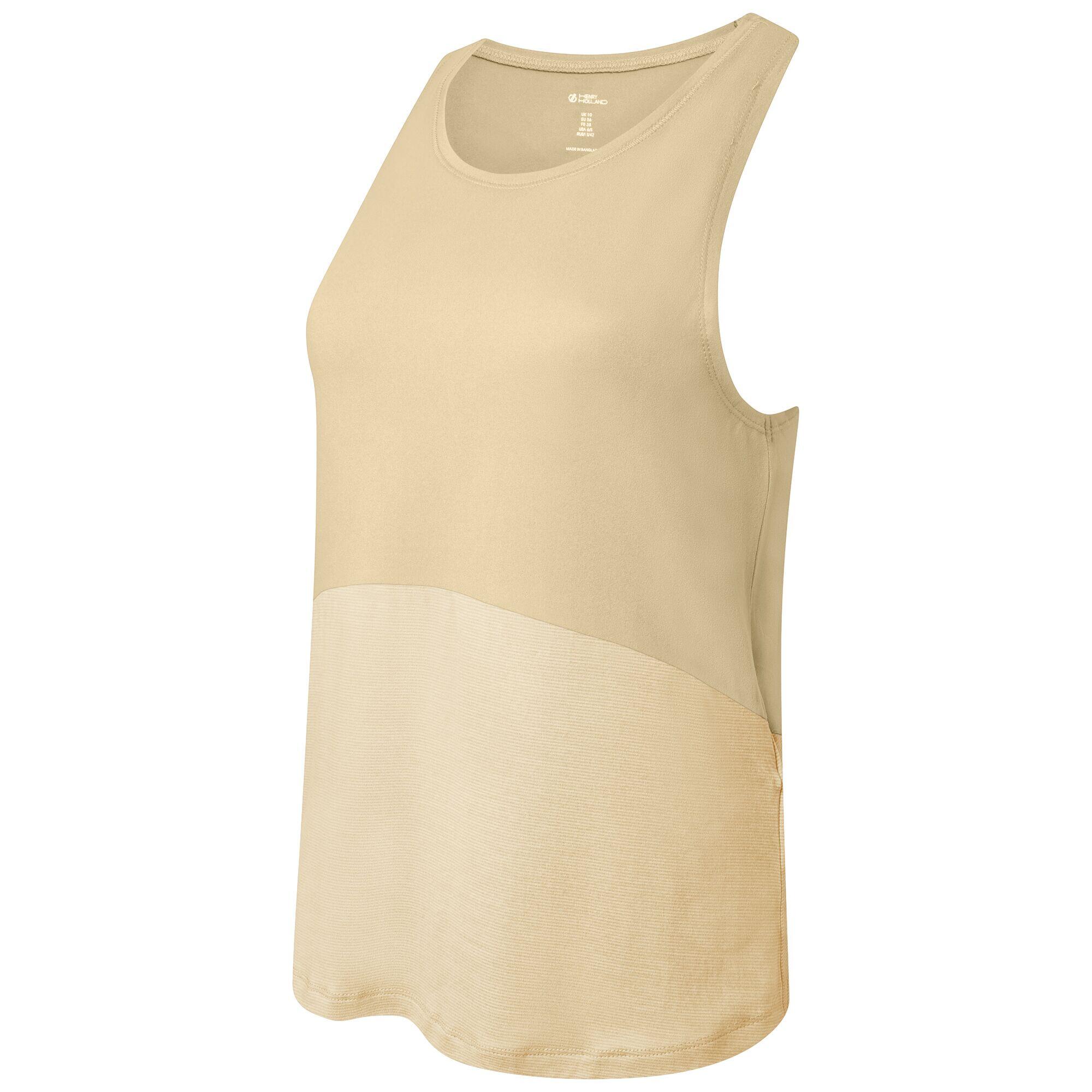 Henry Holland Cut Loose Womens Gym Vest - Green 2/5