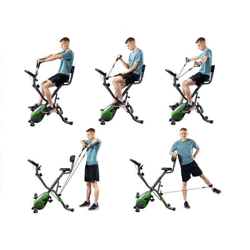 Cyclette - Foldaway X-3000 - Fitness - verde - multi-gym 4 in 1