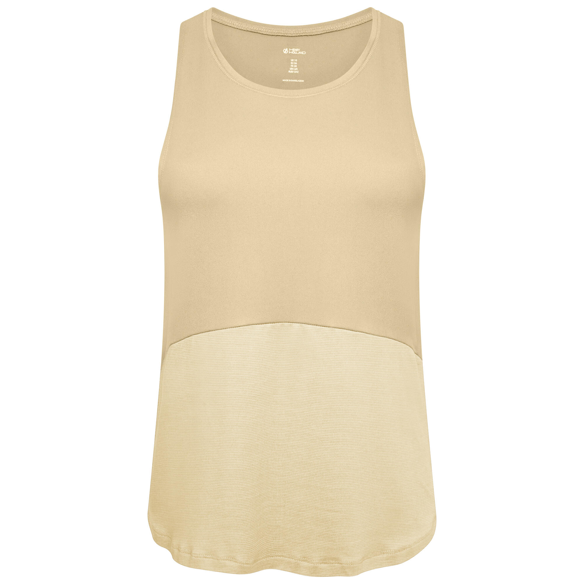 Henry Holland Cut Loose Womens Gym Vest - Green 1/5