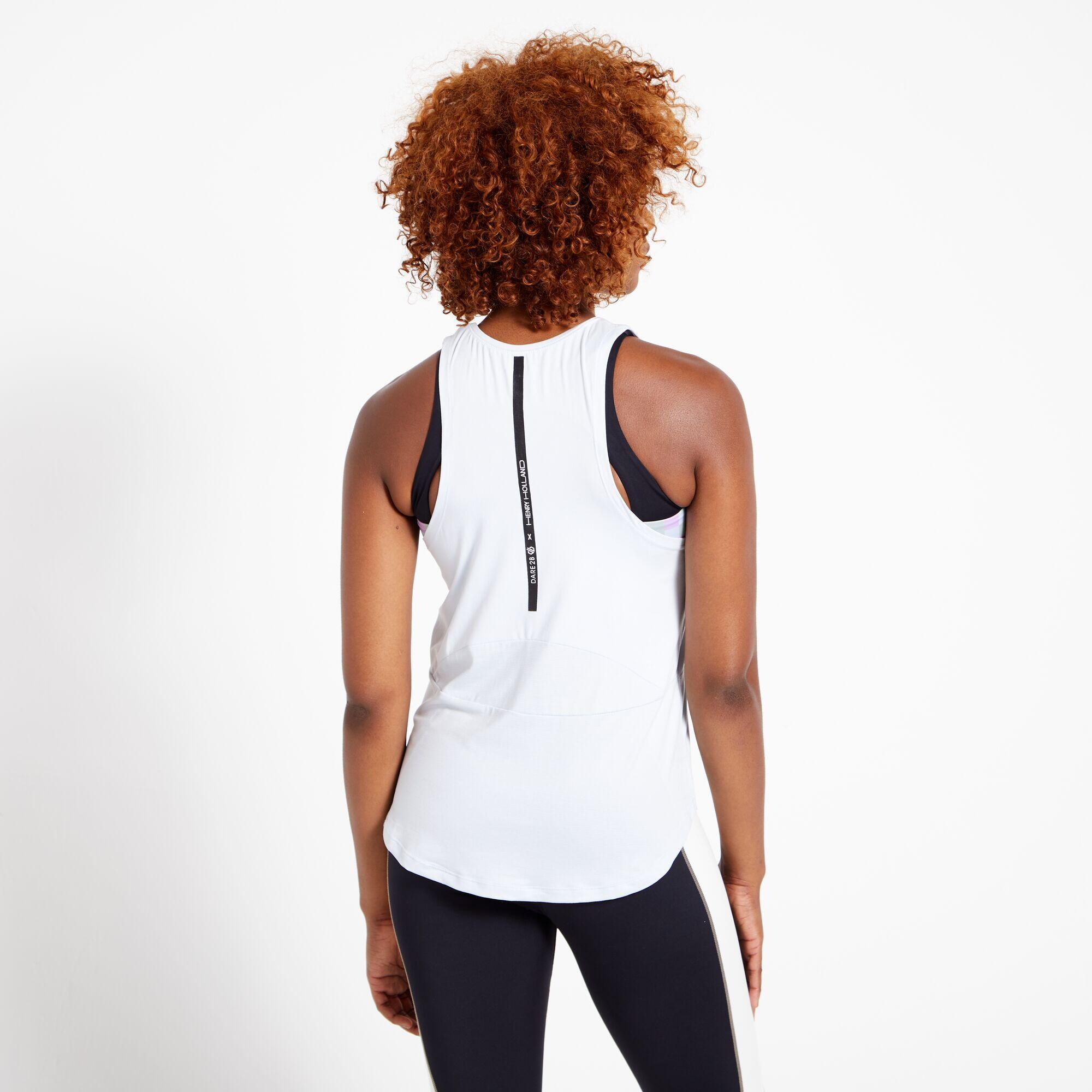 Henry Holland Cut Loose Womens Gym Vest - White 5/5