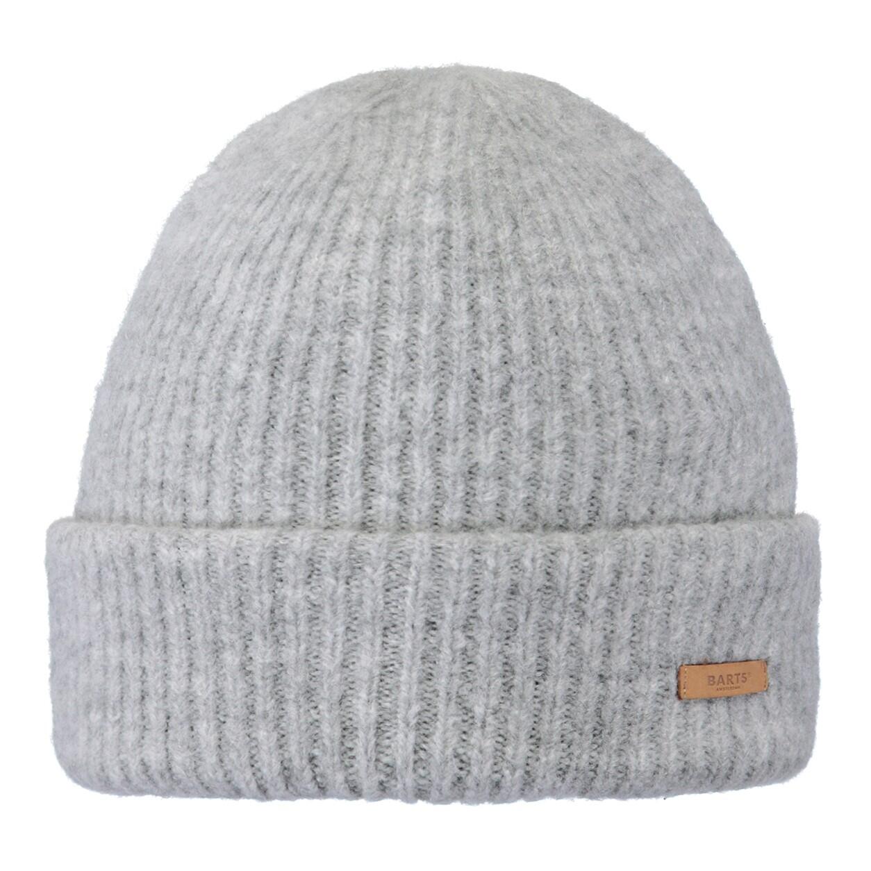 Muts Dames Lichtgrijs Gebreide Textuur Fleecevoering 3/3