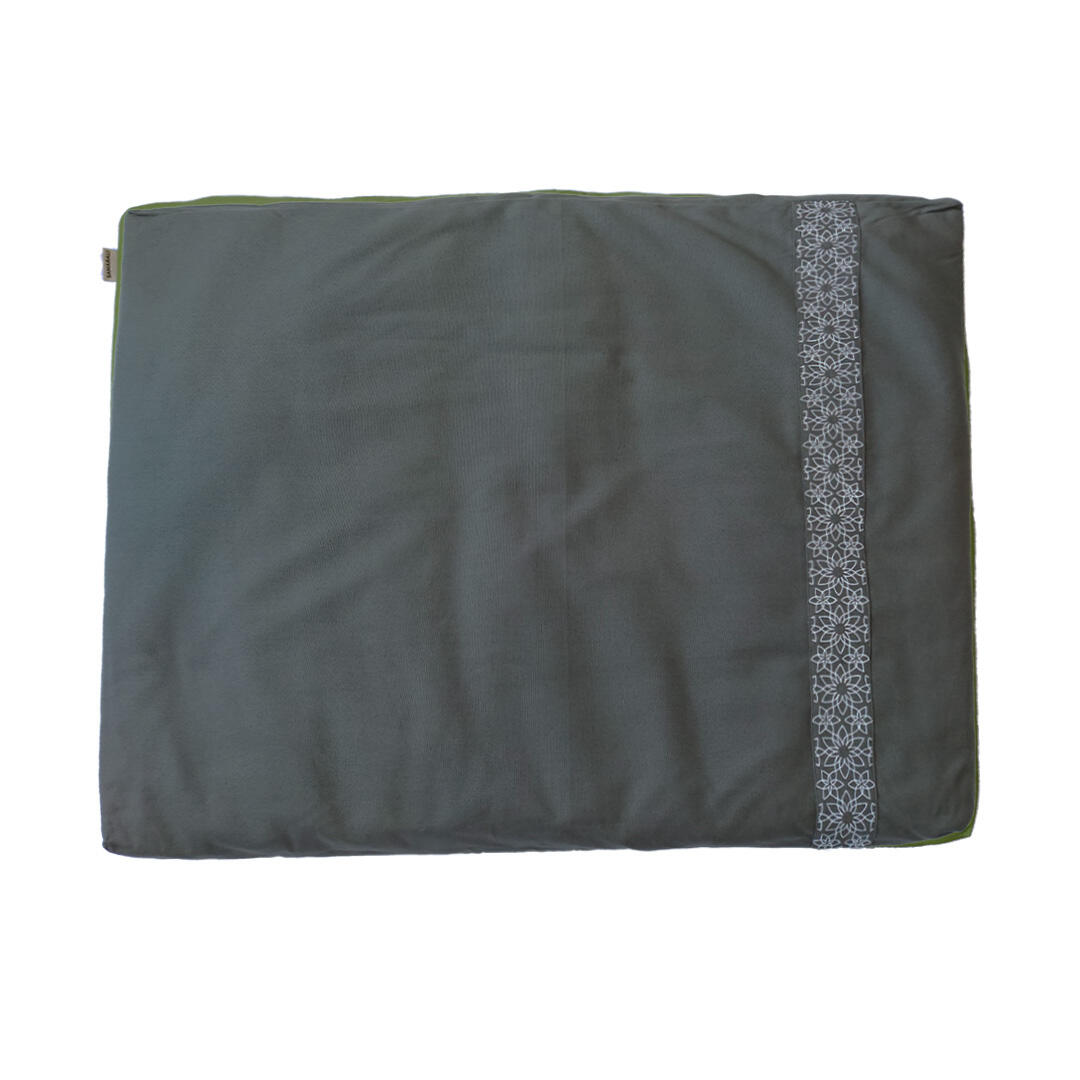 Samarali - Tapis De Méditation Zabuton Gris - Zafu - Gris - Taille Unique - Decathlon