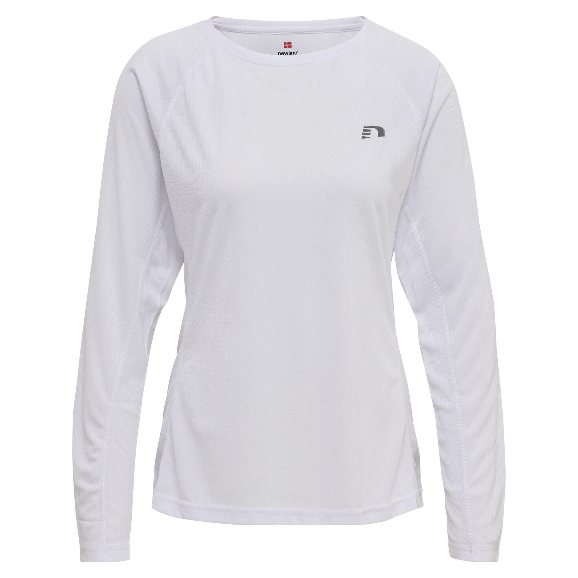 T-shirt de manga comprida feminina newline core running