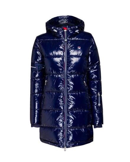 Kurtka narciarska damska Fila Sakura Puffer Coat granatowa
