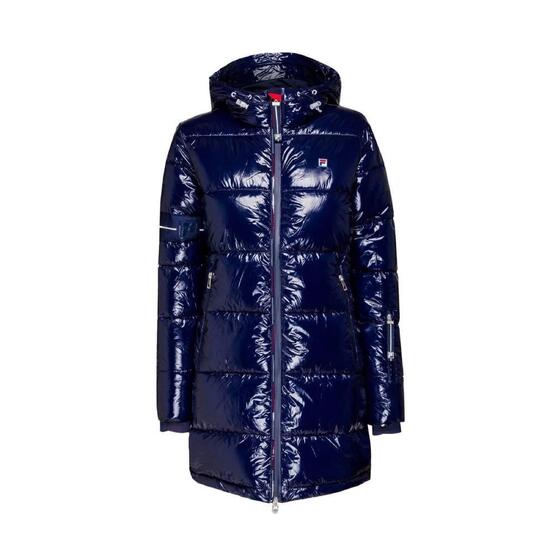 Kurtka narciarska damska Fila Sakura Puffer Coat granatowa