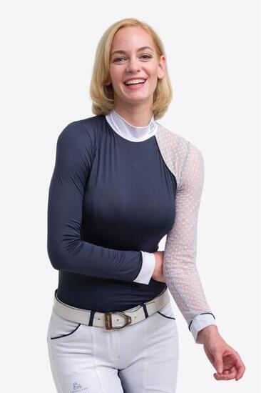 Turniershirt MODERN DAME - Langarm, Technische Turnierbekleidung