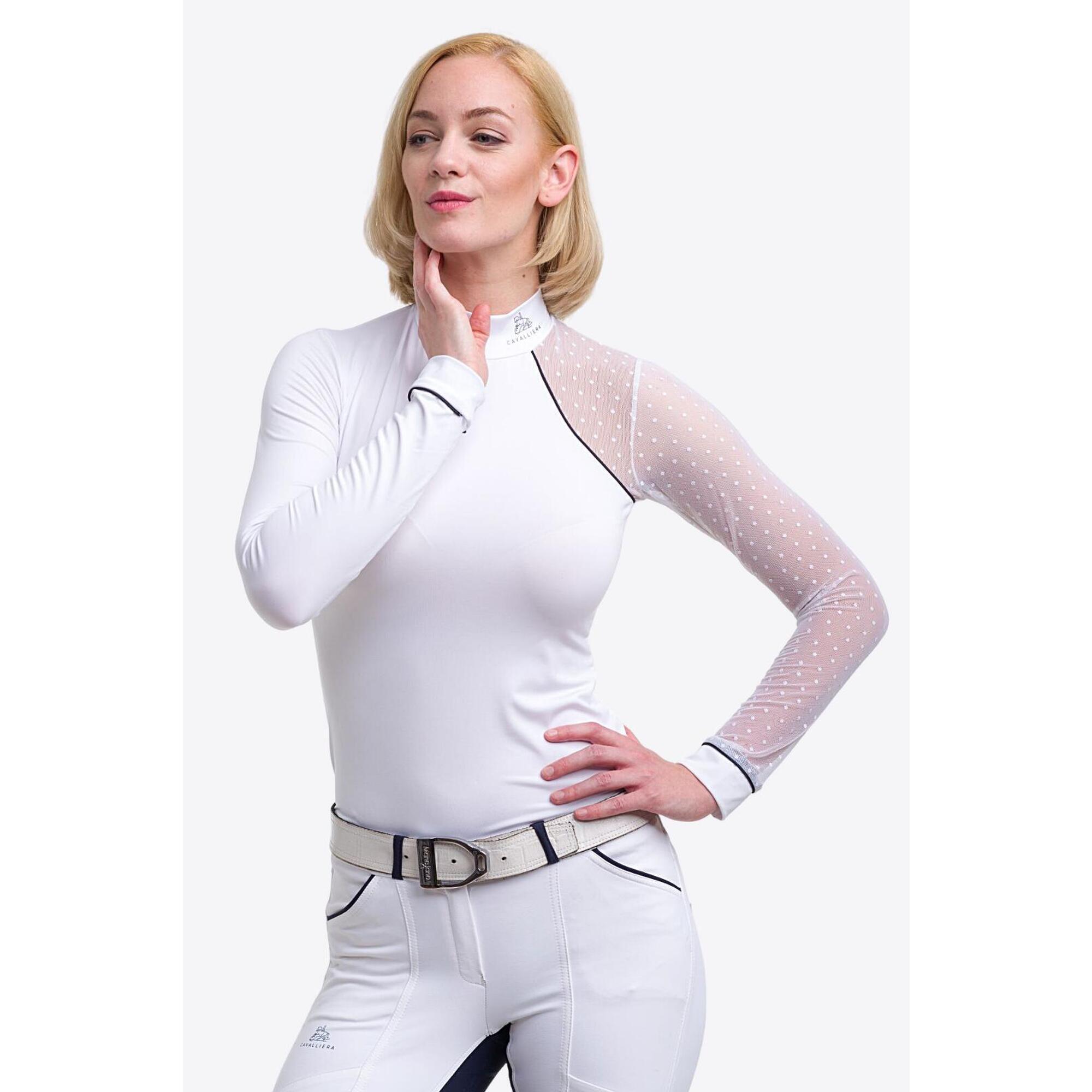 MODERN DAME long-sleeved polo shirt