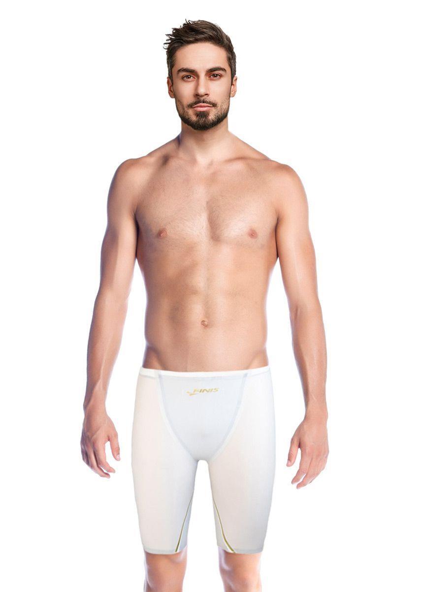 Costum inot tehnic pentru baieti sau barbati - Rival 2.0 Jammer - alb