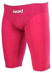 Maillot de bain homme magenta en matière synthétique pour la natation