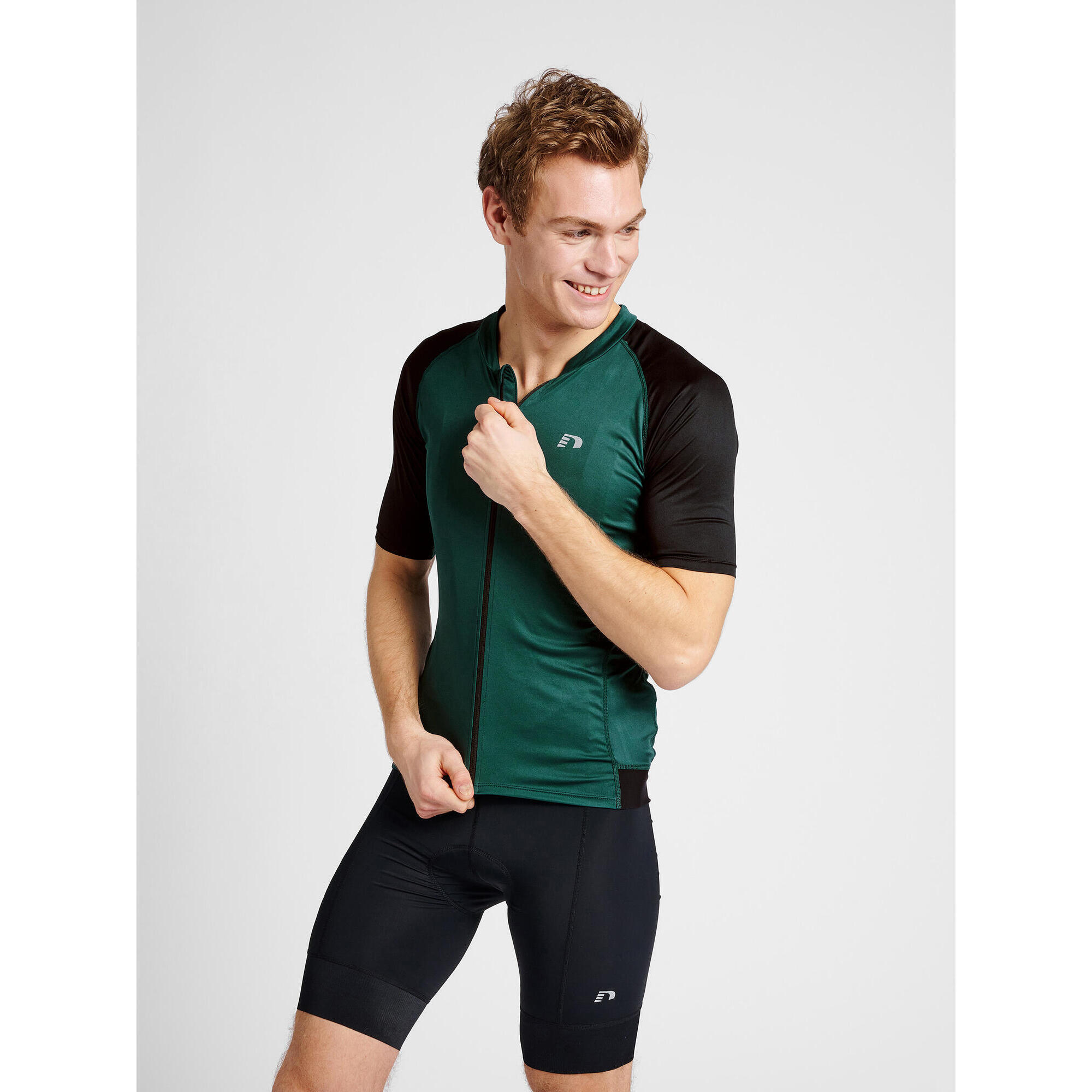 Newline - Enfiler Zip Combinaison Mens Core Homme Newline - Maillot Manches Courtes - Vert - 42 M/l - Decathlon